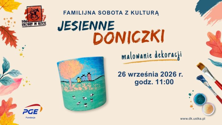 Jesienne doniczki – malowanie dekoracji